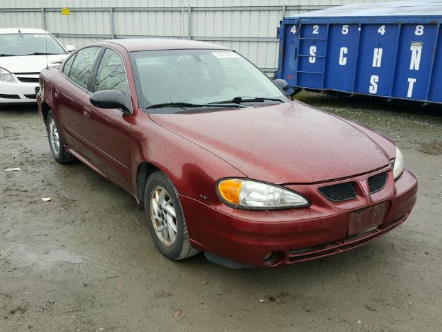 1G2NF52E53M663009 - 2003 PONTIAC GRAND AM S MAROON photo 1