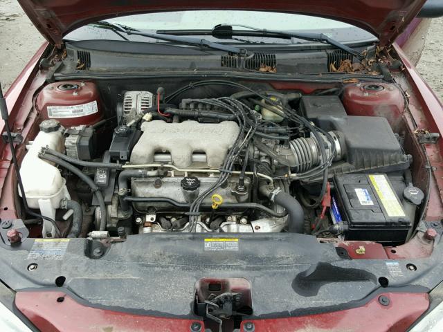 1G2NF52E53M663009 - 2003 PONTIAC GRAND AM S MAROON photo 7