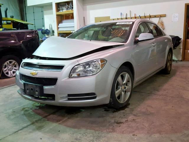 1G1ZC5E1XBF353805 - 2011 CHEVROLET MALIBU 1LT SILVER photo 2
