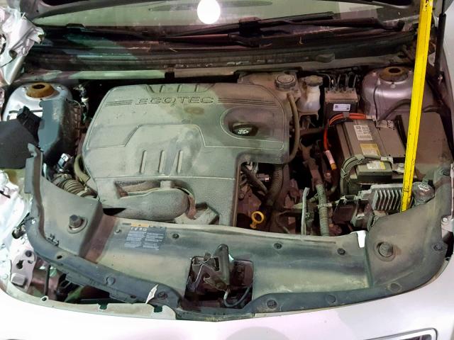 1G1ZC5E1XBF353805 - 2011 CHEVROLET MALIBU 1LT SILVER photo 7