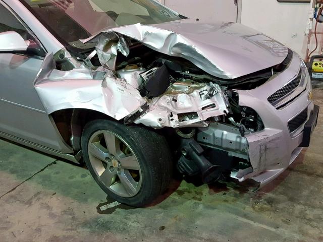 1G1ZC5E1XBF353805 - 2011 CHEVROLET MALIBU 1LT SILVER photo 9