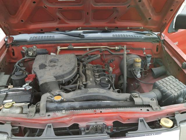 1N6DD21S9WC356405 - 1998 NISSAN FRONTIER X RED photo 7