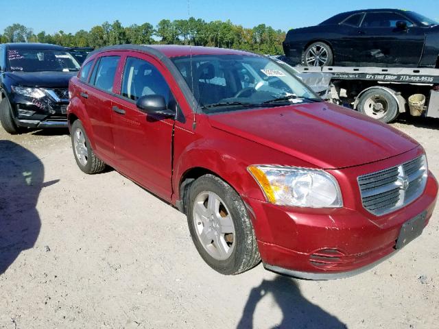 1B3HB48B88D507390 - 2008 DODGE CALIBER SX RED photo 1