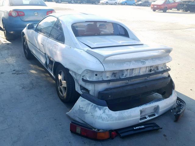 JT2SW22N3P0075113 - 1993 TOYOTA MR2 SPORT WHITE photo 3