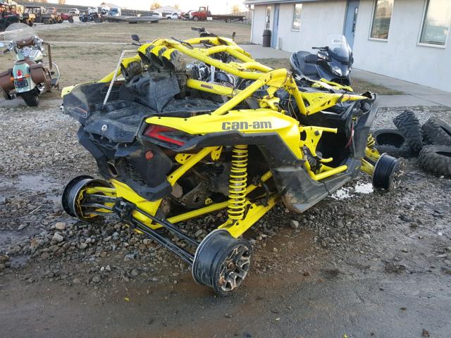 3JBVWAW22JK000744 - 2018 CAN-AM MAVERICK X YELLOW photo 4