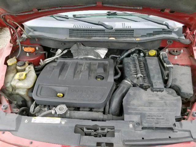 1B3HB28B57D182961 - 2007 DODGE CALIBER RED photo 7