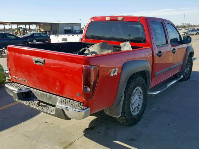 1GCDT136368318266 - 2006 CHEVROLET COLORADO RED photo 4