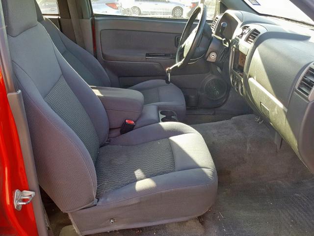 1GCDT136368318266 - 2006 CHEVROLET COLORADO RED photo 5