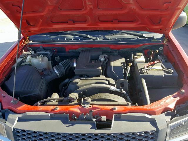 1GCDT136368318266 - 2006 CHEVROLET COLORADO RED photo 7