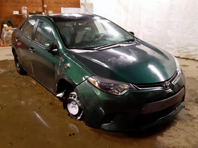 2T1BPRHE0GC625295 - 2016 TOYOTA COROLLA EC GREEN photo 1