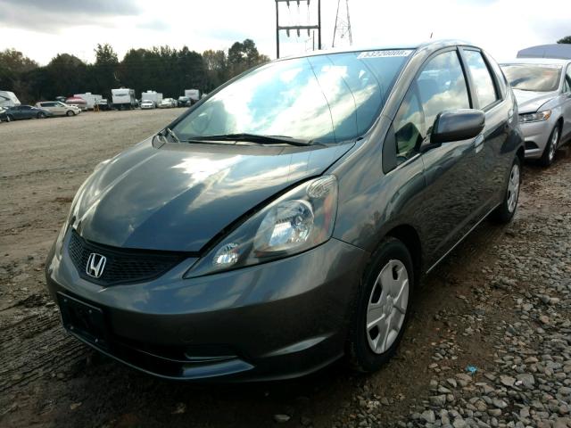 JHMGE8G36CC041538 - 2012 HONDA FIT CHARCOAL photo 2