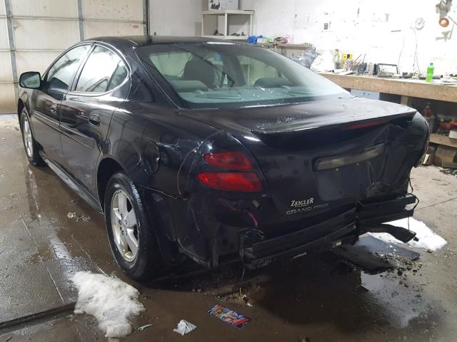 2G2WP552171108661 - 2007 PONTIAC GRAND PRIX BLACK photo 3