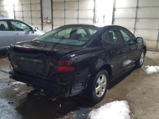 2G2WP552171108661 - 2007 PONTIAC GRAND PRIX BLACK photo 4