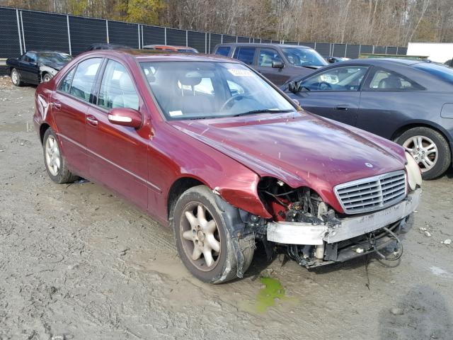 WDBRF61J71F016869 - 2001 MERCEDES-BENZ C 240 RED photo 1