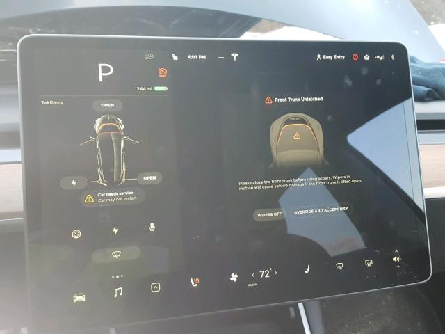 5YJ3E1EB6JF071771 - 2018 TESLA MODEL 3 BLACK photo 8