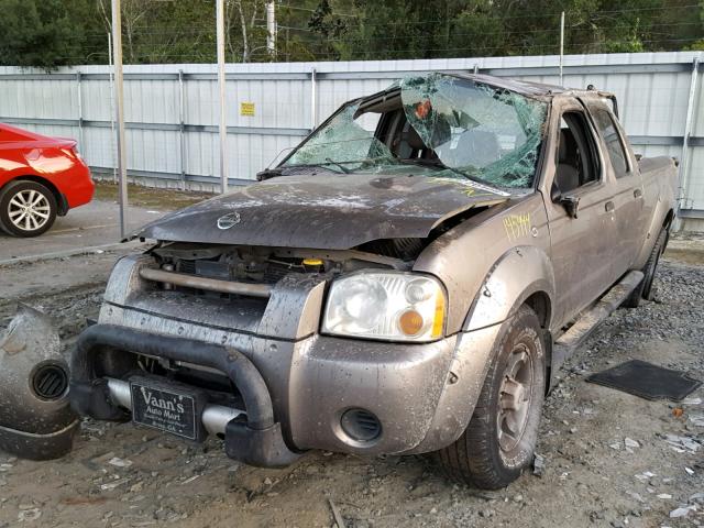 1N6ED29X54C453358 - 2004 NISSAN FRONTIER C TAN photo 2