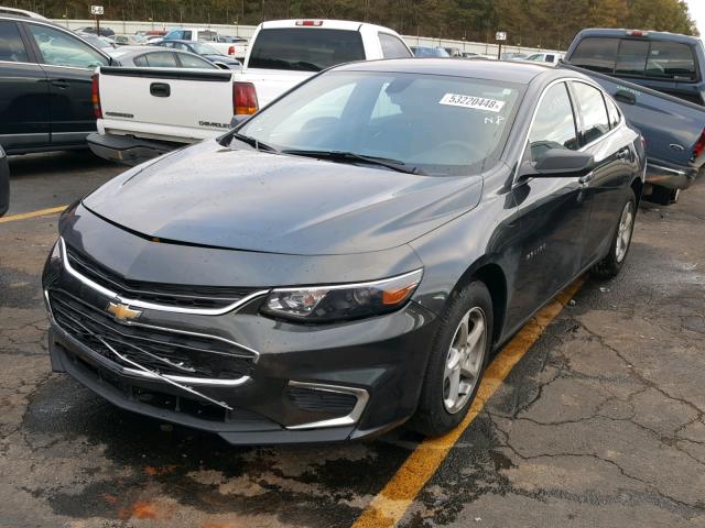 1G1ZB5ST3JF183164 - 2018 CHEVROLET MALIBU LS CHARCOAL photo 2