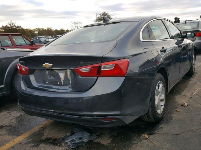 1G1ZB5ST3JF183164 - 2018 CHEVROLET MALIBU LS CHARCOAL photo 4