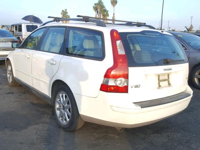 YV1MW682862191022 - 2006 VOLVO V50 T5 WHITE photo 3