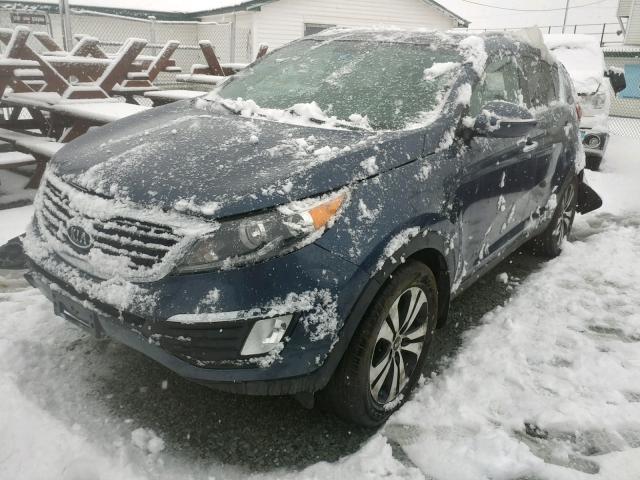 KNDPC3A20C7315125 - 2012 KIA SPORTAGE E BLUE photo 2