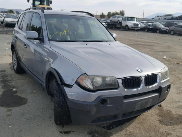 WBXPA93484WC33602 - 2004 BMW X3 3.0I SILVER photo 1