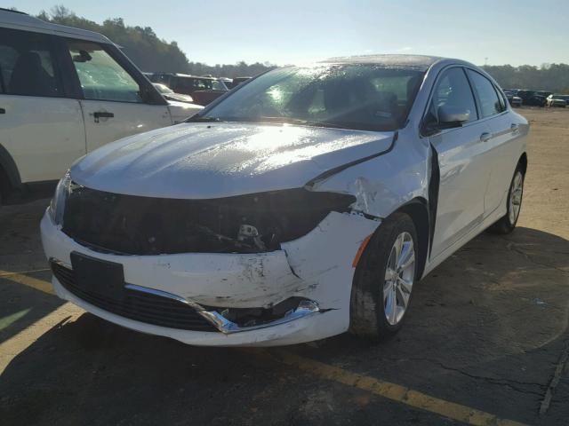 1C3CCCAB4GN108662 - 2016 CHRYSLER 200 LIMITE WHITE photo 2