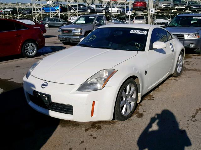 JN1AZ34D44M101536 - 2004 NISSAN 350Z COUPE WHITE photo 2