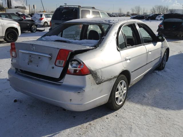 2HGES16463H917719 - 2003 HONDA CIVIC DX SILVER photo 4