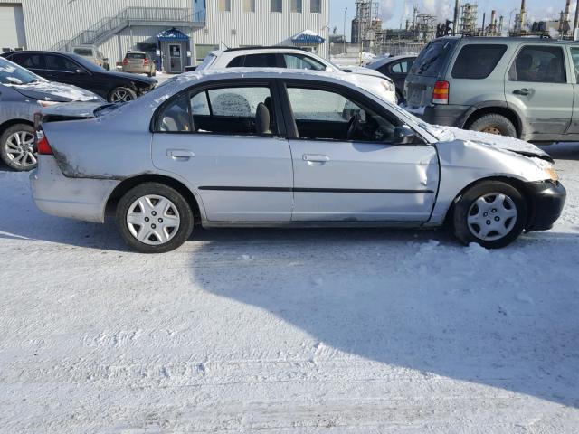 2HGES16463H917719 - 2003 HONDA CIVIC DX SILVER photo 9