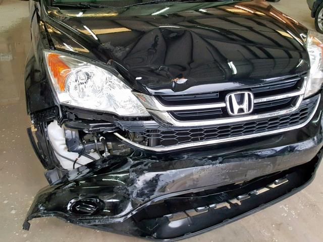 5J6RE3H7XBL049567 - 2011 HONDA CR-V EXL BLACK photo 9