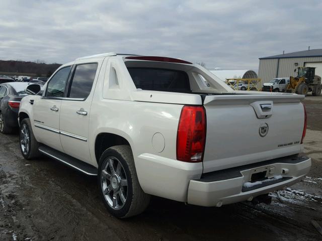 3GYFK62858G130674 - 2008 CADILLAC ESCALADE E WHITE photo 3