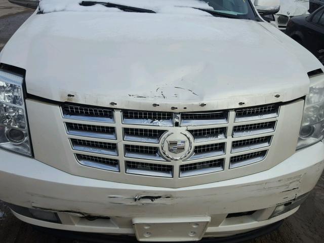 3GYFK62858G130674 - 2008 CADILLAC ESCALADE E WHITE photo 9