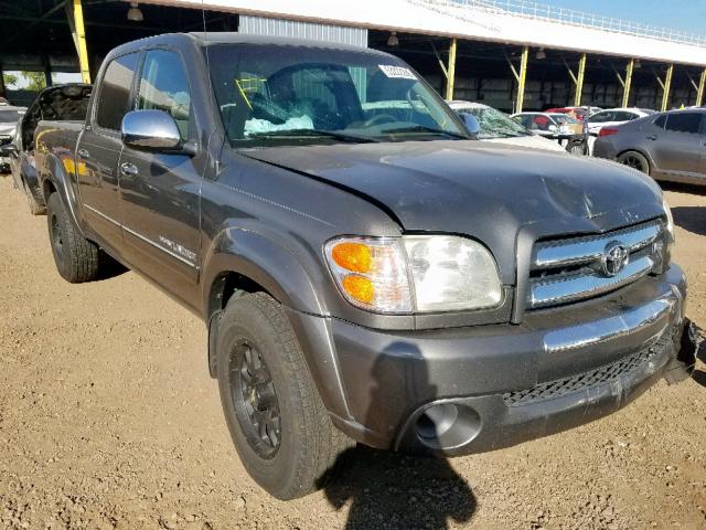 5TBET34144S459206 - 2004 TOYOTA TUNDRA DOU GRAY photo 1