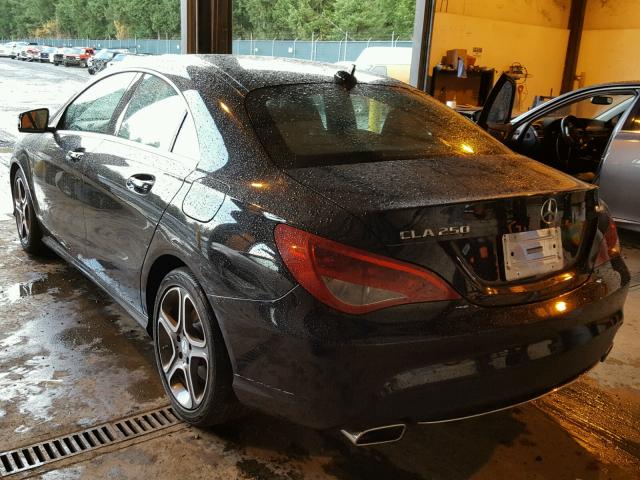 WDDSJ4GB2EN116949 - 2014 MERCEDES-BENZ CLA 250 4M BLACK photo 3