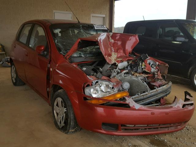 KL1TD66658B162021 - 2008 CHEVROLET AVEO BASE Qırmızı foto 1