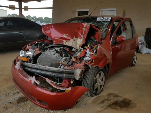 KL1TD66658B162021 - 2008 CHEVROLET AVEO BASE Qırmızı foto 2