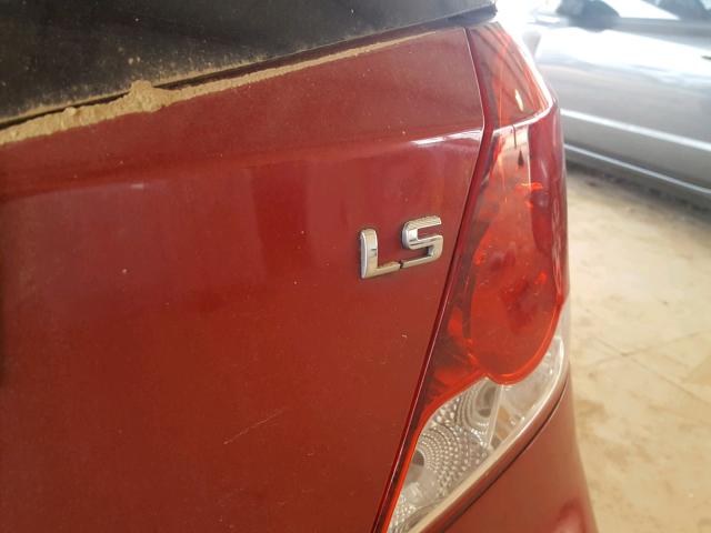 KL1TD66658B162021 - 2008 CHEVROLET AVEO BASE Qırmızı foto 9