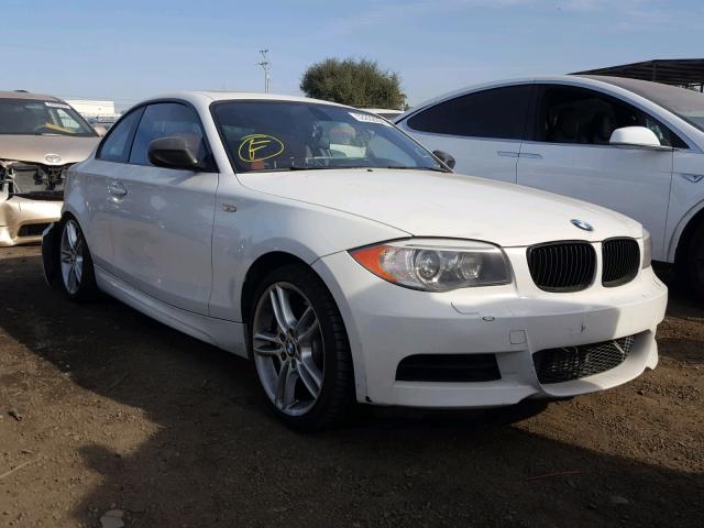 WBAUC9C54DVM13596 - 2013 BMW 135 I WHITE photo 1