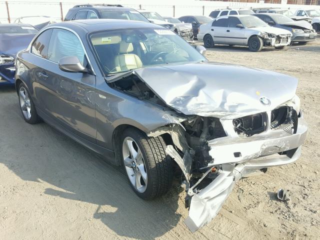 WBAUP9C54BVL89639 - 2011 BMW 128 I SILVER photo 1