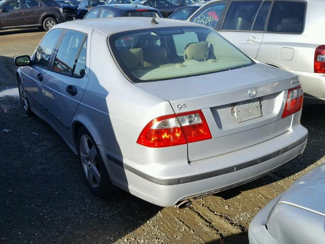 YS3EH49G143015805 - 2004 SAAB 9-5 AERO GRAY photo 3