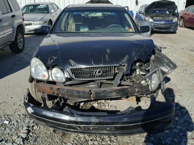 JT8BD68S5Y0093274 - 2000 LEXUS GS 300 BLACK photo 9