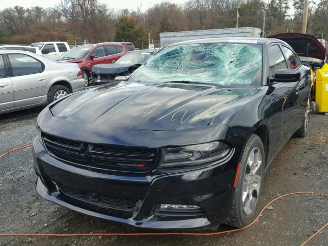 2C3CDXJG7GH183445 - 2016 DODGE CHARGER SX BLACK photo 2