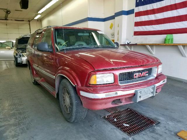 1GKDT13W2T2523614 - 1996 GMC JIMMY MAROON photo 1