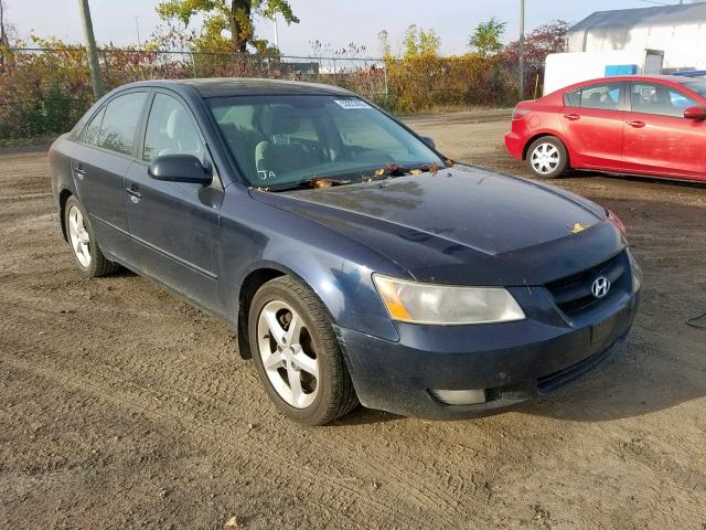 5NPET46F56H010292 - 2006 HYUNDAI SONATA GL BLUE photo 1