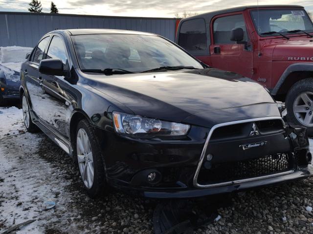 JA32U8FW8EU006165 - 2014 MITSUBISHI LANCER GT BLACK photo 1