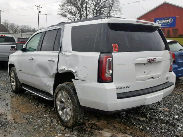 1GKS2AKC6GR251258 - 2016 GMC YUKON SLE WHITE photo 3