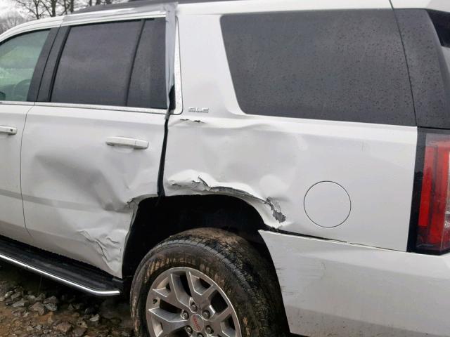 1GKS2AKC6GR251258 - 2016 GMC YUKON SLE WHITE photo 9