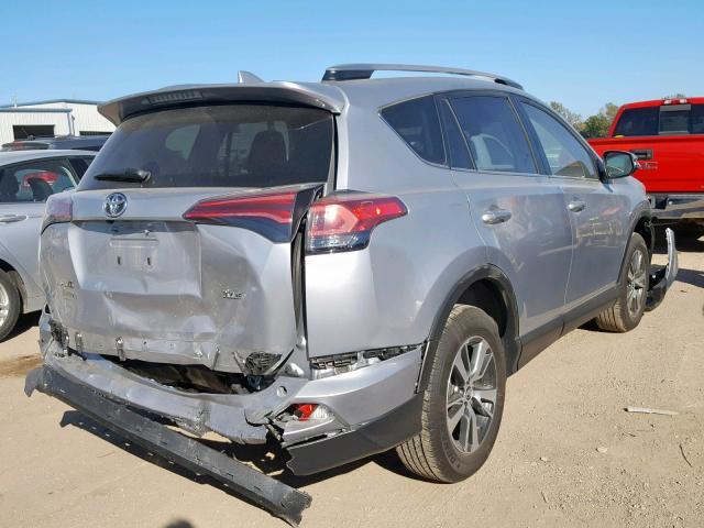 JTMWFREV5JJ175020 - 2018 TOYOTA RAV4 ADVEN SILVER photo 4