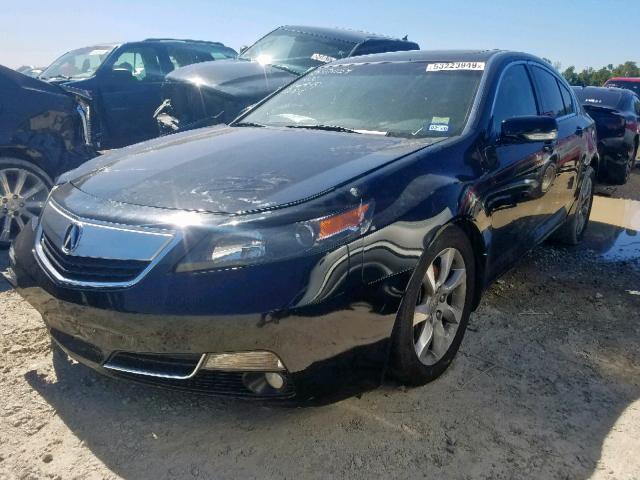 19UUA8F57CA040642 - 2012 ACURA TL BLACK photo 2