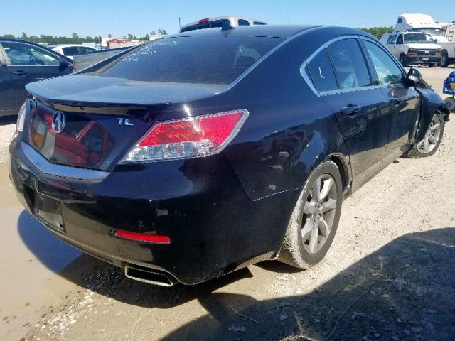 19UUA8F57CA040642 - 2012 ACURA TL BLACK photo 4